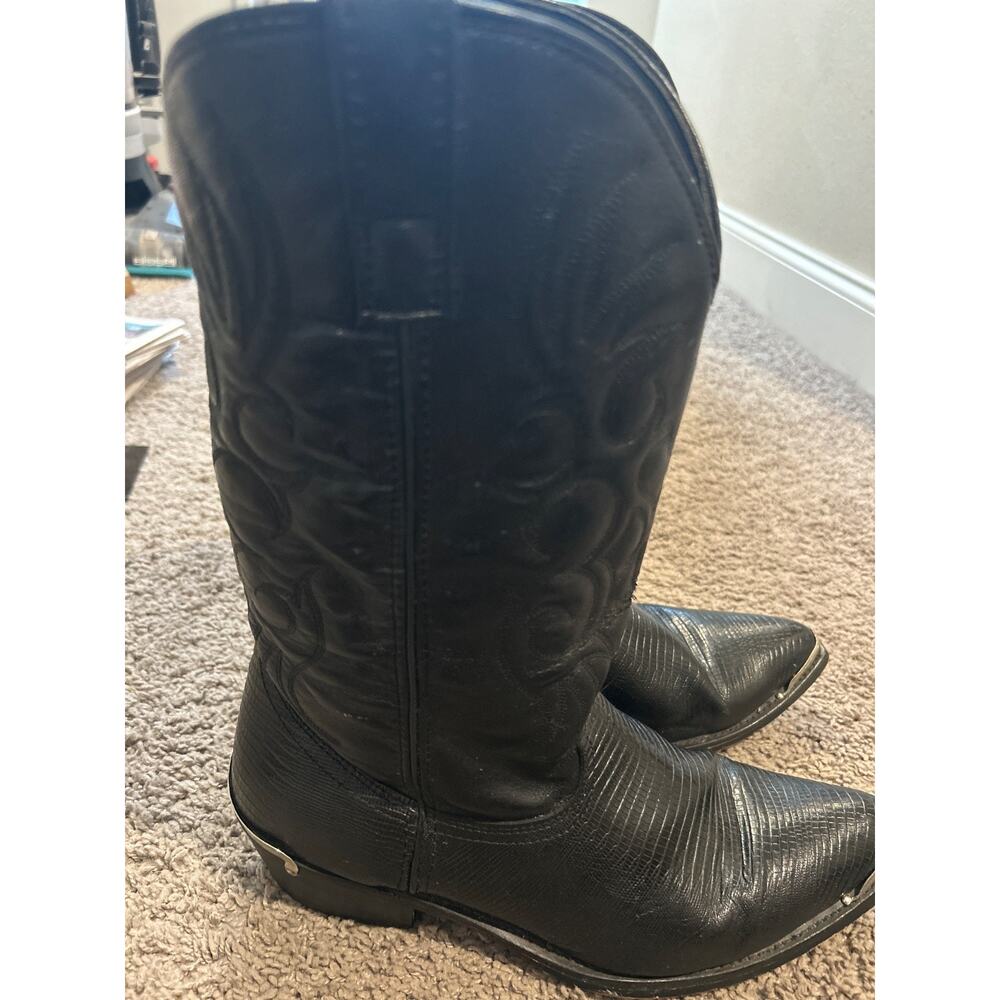Mens Laredo McComb Black Boots (size 12 EW) - Picture 5 of 6